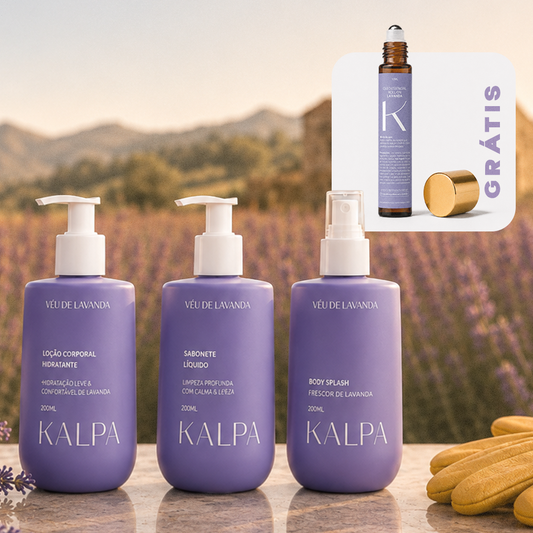 Kit Família Véu de Lavanda + Roll-on Lavanda Kalpa