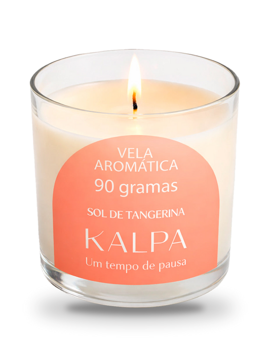 Vela Aromática Sol de Tangerina Kalpa